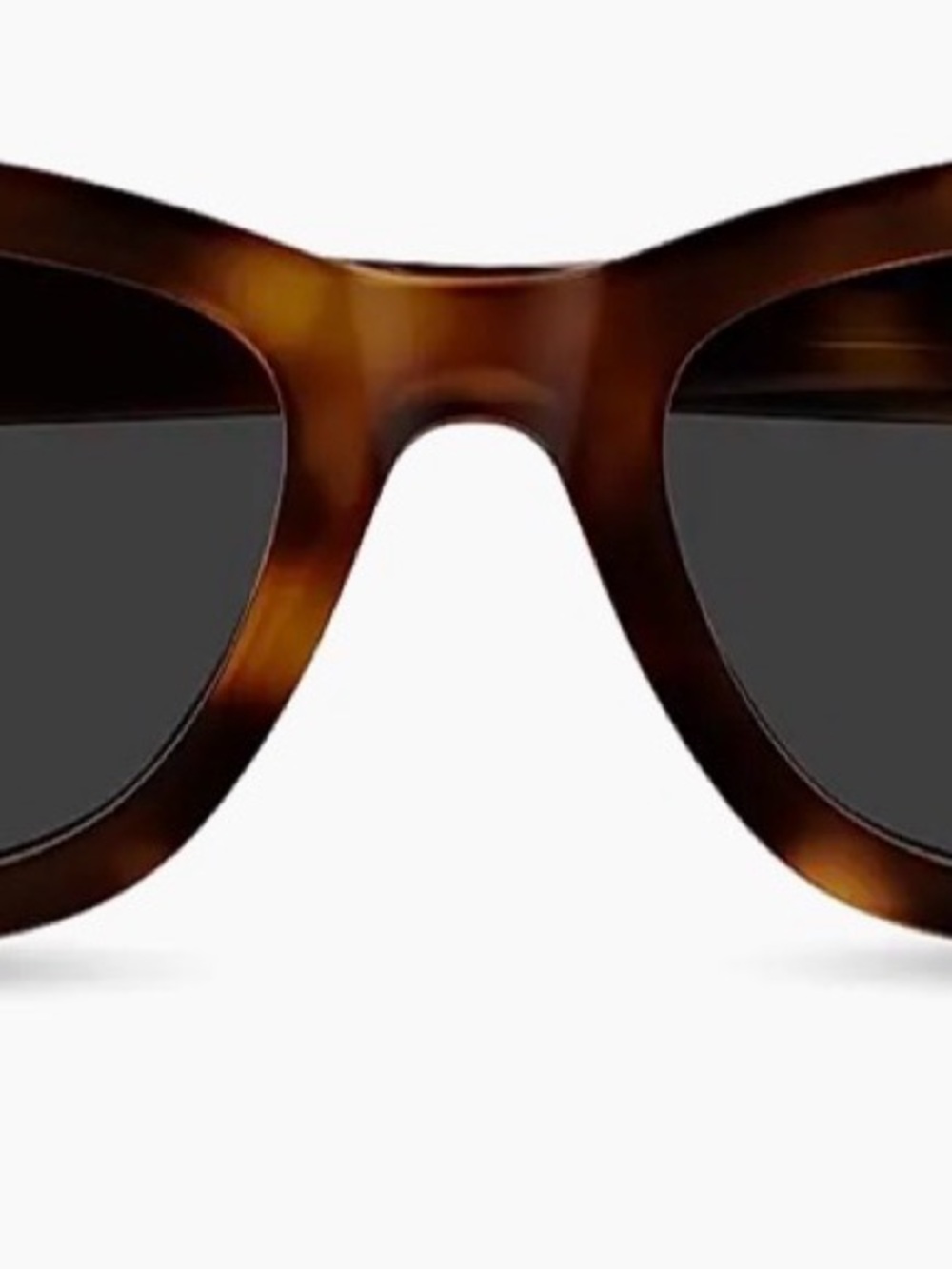 NEW Saint Laurent Cat Eye Sunglasses 55mm Havana Silver $475 NIB AUTHENTIC - Picture 5 of 6